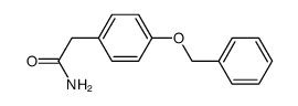 4-benzyloxybenzene-acetamide Structure