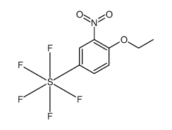 Sulfur, (4-ethoxy-3-nitrophenyl)pentafluoro-, (OC-6-21) Structure