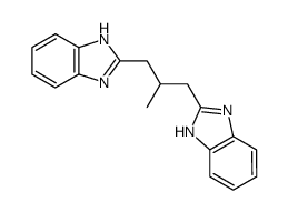 1,3-bis(benzimidazol-2-yl)-2-methylpropane结构式