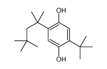 2-tert-butyl-5-(2,4,4-trimethylpentan-2-yl)benzene-1,4-diol Structure