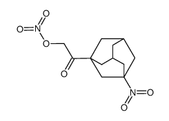 α-Nitroxymethyl 3-nitro-1-adamantyl ketone结构式