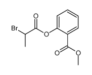 methyl 2-((2-bromopropanoyl)oxy)benzoate结构式