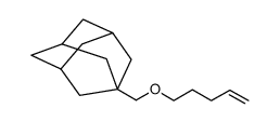 5-(adamant-1-ylmethoxy)pent-1-ene Structure