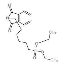 Phosphonic acid,[6-(1,3-dihydro-1,3-dioxo-2H-isoindol-2-yl)hexyl]-, diethyl ester (9CI)结构式