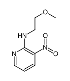 N-(2-甲氧基乙基)-3-硝基吡啶-2-胺结构式