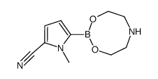 diethanolamine complex of 5-cyano-1-methyl-1H-pyrrol-2-ylboronic acid Structure