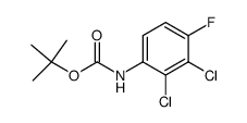 tert-butyl 2,3-dichloro-4-fluorophenylcarbamate结构式