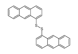 di-[1]anthryl disulfide Structure