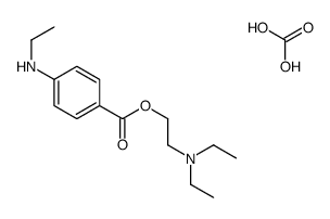 carbonic acid,2-(diethylamino)ethyl 4-(ethylamino)benzoate结构式