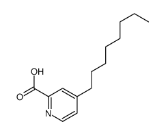 4-octylpyridine-2-carboxylic acid Structure