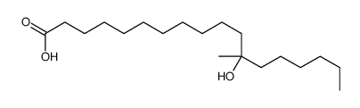 12-hydroxy-12-methyloctadecanoic acid Structure