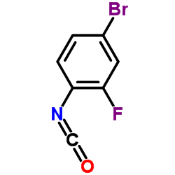4-溴-2-氟苯基异氰酸酯结构式