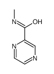 N-甲基吡嗪-2-羧酰胺结构式
