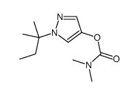 [1-(2-methylbutan-2-yl)pyrazol-4-yl] N,N-dimethylcarbamate结构式