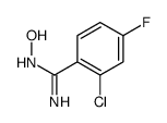 2-氯-4-氟-N-羟基-苯甲脒结构式