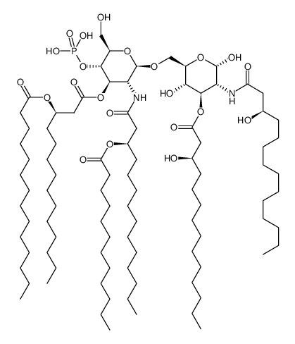 4′-monophosphoryl lipid A结构式