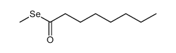 Octaneselenoic acid, Se-methyl ester结构式