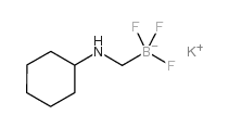 Potassium N-cyclohexyl-aminomethyltrifluoroborate structure