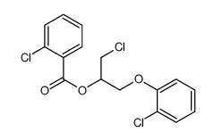 [1-chloro-3-(2-chlorophenoxy)propan-2-yl] 2-chlorobenzoate结构式
