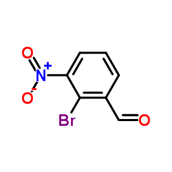 2-溴-3-硝基苯甲醛结构式