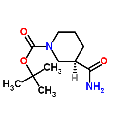 (R)-3-氨基甲酰基哌啶-1-羧酸叔丁酯图片