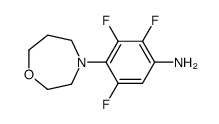 2,3,5-trifluoro-4-(1,4-oxazepan-4-yl)aniline Structure