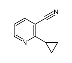 2-cyclopropylpyridine-3-carbonitrile结构式