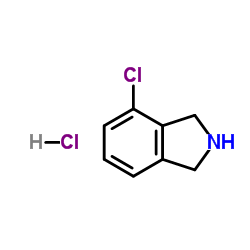 4-氯异吲哚啉盐酸盐结构式