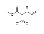 (S)-(-)-2-(1-methyl-allyl)malonic acid dimethyl ester Structure