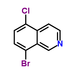 8-Bromo-5-chloroisoquinoline Structure
