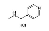 4-Pyridinemethanamine, N-methyl-, hydrochloride Structure