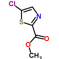5-氯噻唑-2-羧酸甲酯结构式