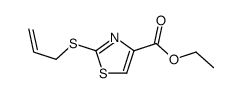 ethyl 2-prop-2-enylsulfanyl-1,3-thiazole-4-carboxylate结构式