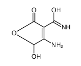 3-amino-2-hydroxy-5-oxo-7-oxabicyclo[4.1.0]hept-3-ene-4-carboxamide Structure