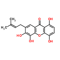 1,4,5,6-Tetrahydroxy-7-prenylxanthone picture