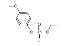 ethyl 4-methoxyphenyl chlorophosphate Structure