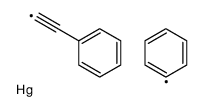 phenyl(2-phenylethynyl)mercury Structure