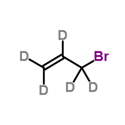 3-Bromo(2H5)-1-propene Structure