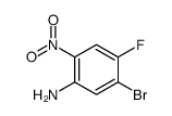 5-溴-4-氟-2-硝基苯胺结构式