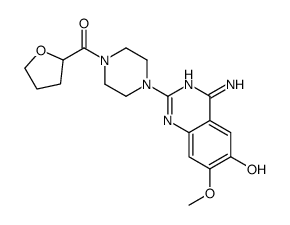 [4-(4-Amino-6-hydroxy-7-Methoxy-2-quinazolinyl)-1-piperazinyl](tetrahydro-2-furanyl)Methanone Structure