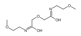 N-(2-methoxyethyl)-2-[2-(2-methoxyethylamino)-2-oxoethoxy]acetamide Structure
