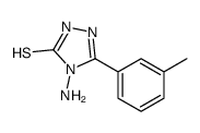 4-amino-3-(3-methylphenyl)-1H-1,2,4-triazole-5-thione结构式
