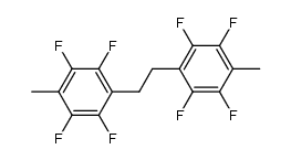 1,2-bis(4-methyl-2,3,5,6-tetrafluorophenyl)ethane结构式