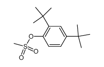 2,4-di-tert-butylphenyl mesylate结构式