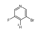 bromo-3 deuetrio-4 fluoro-5 pyridine Structure