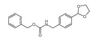 benzyl [4-(1,3-dioxolan-2-yl)benzyl]carbamate结构式