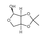 α-L-2,3-O-isopropylideneerythrofuranose结构式