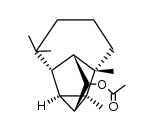 11-acetoxylongicyclene Structure