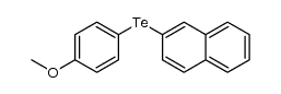 1-methoxy-4-[2]naphthyltellanyl-benzene Structure
