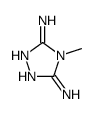 4-methyl-1,2,4-triazole-3,5-diamine结构式